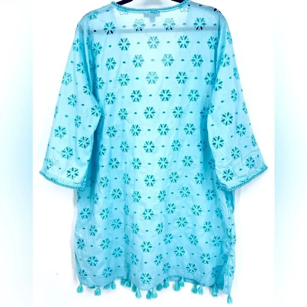 J. Crew turquoise tunic